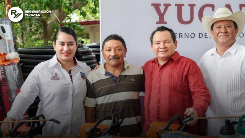 Bienestar que llega al campo yucateco