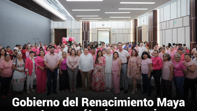 Gobierno del Renacimiento Maya entrega prótesis mamarias gratuitas